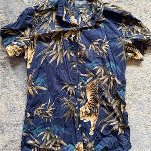 Bonobos Riviera Jungle Tiger Print Shirt